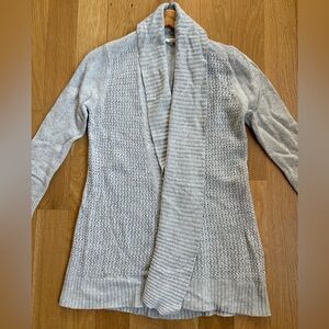 Moth Light Gray Sweater Cardigan Size Small